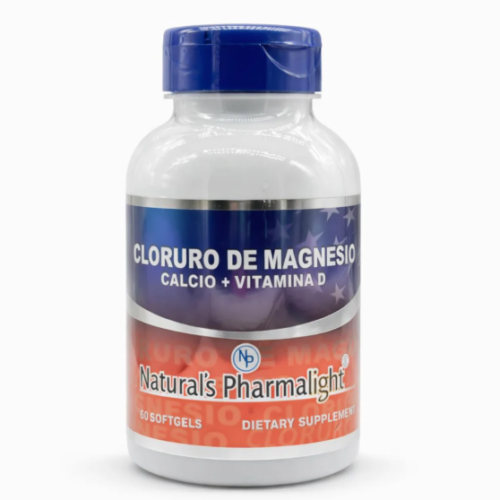 Cloruro de Magnesio + Calcio + Vitamina D 60 Softgels Natural’s Pharmalight