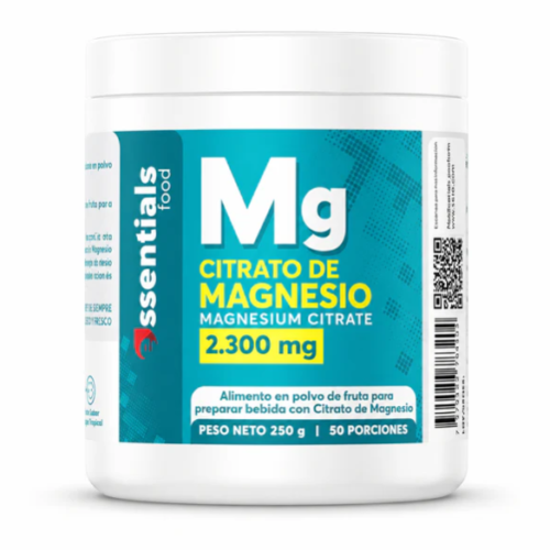 Citrato de Magnesio 2.300 mg Essentials Foods en Polvo x 400 g