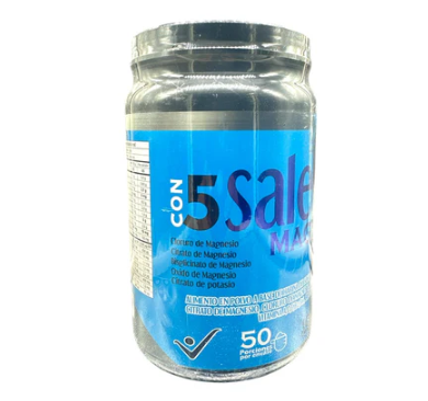 MixMag Sales de Magnesio con 5 Tipos de Magnesio + Potasio ( Sabor Frutos Rojos ) x 1000g - Hanaki