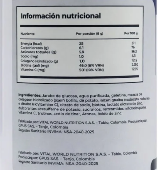 Magnesium Complex Vital World - Imagen 2