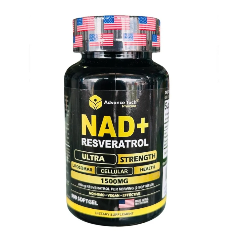 MULTIVITAMINICO NAD + RESVERATROL 1.500MG x 100 softgels