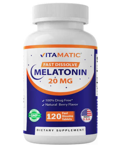 Vitamatic Fast Dissolve Melatonin 20 mg