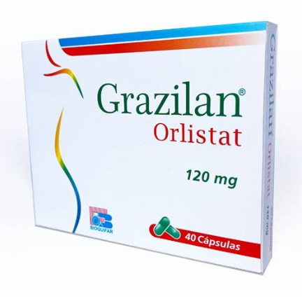 Grazilan Orlistat de 120 mg x 40 cápsulas