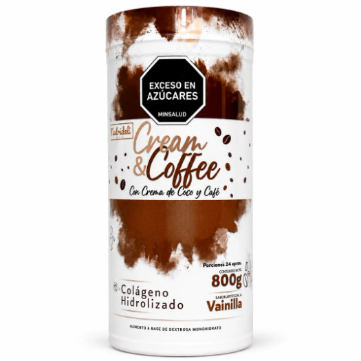 Colágeno Hidrolizado Cream & Coffee ( Crema de Coco y Café ) x 800 g