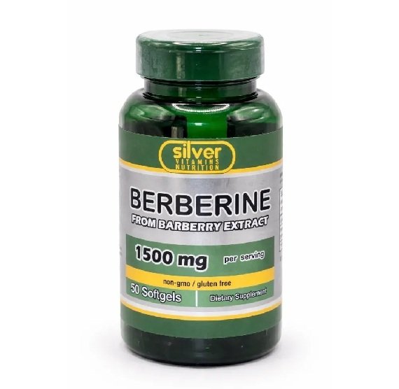 Berberine 1500 mg x 50 softgels / Silver Vitamins Nutrition